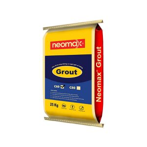vữa rót Neomax Grout C60 là loại vữa trộn sẵn gốc xi măng không co ngót và cường độ chịu nén rất cao.