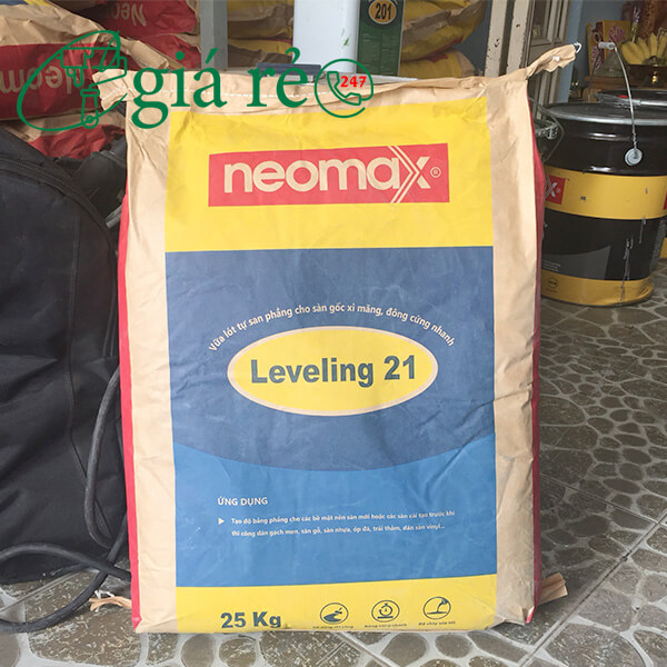 Vữa Neomax Leveling 21 là loại vữa tự san phăng cho sàn gốc xi măng có khả năng đông cứng nhanh